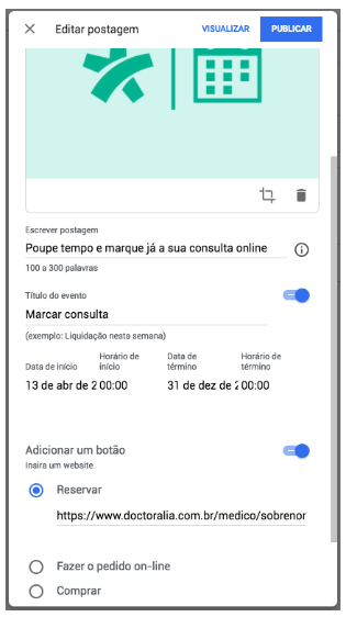 Doctoralia-Google-Meu-Negocio-Integrar